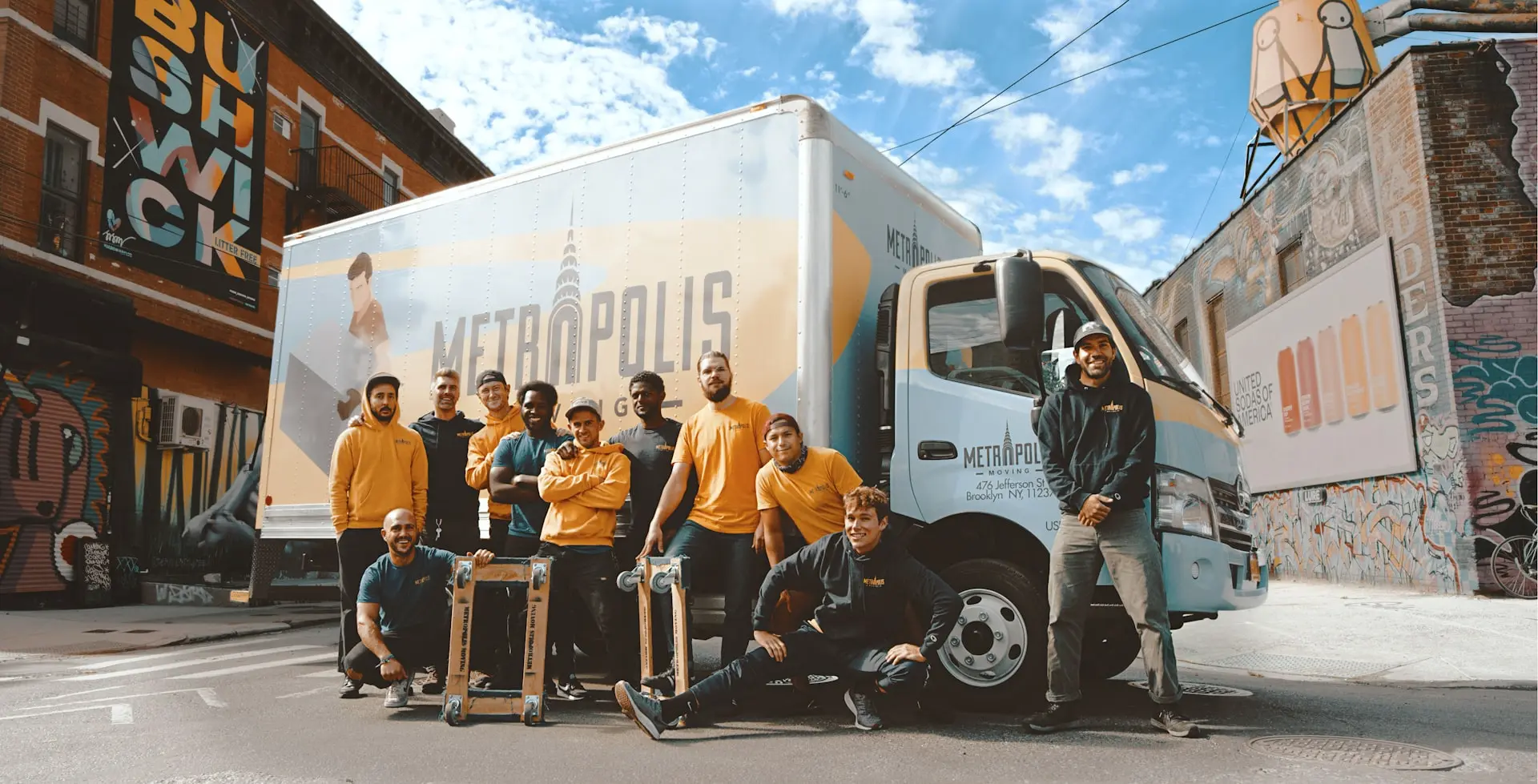 group of people standing beside white van during daytime